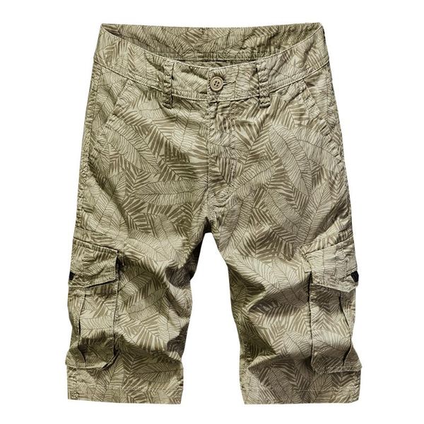 mens shorts cotton print cargo male fashion pockets work pants comfortable casual knee length safari style men's, White;black
mens shorts cotton print cargo male fashion pockets work pants comfortable casual knee length safari style men's, White;black