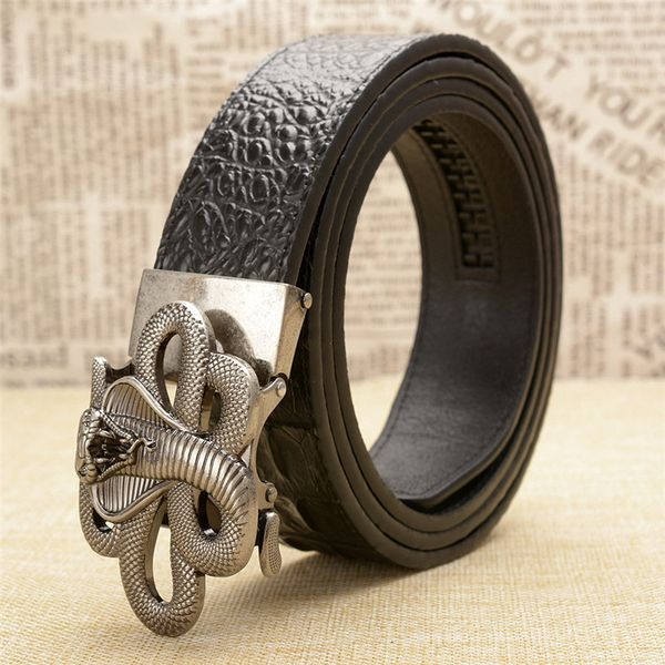 men designers belts brand casual genuine leather mens belts luxury animal snake designer automatic buckle belt strap high qualit, Black;brown
men designers belts brand casual genuine leather mens belts luxury animal snake designer automatic buckle belt strap high qualit, Black;brown