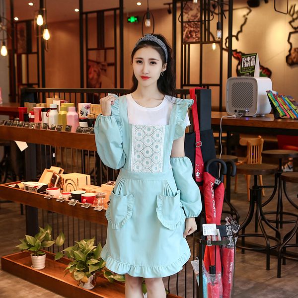 fashion princs kitchen cooking single-layer household women's coffee shop double-layer apron
fashion princs kitchen cooking single-layer household women's coffee shop double-layer apron