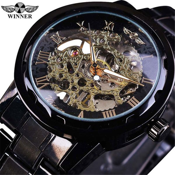 winner men's fashion leisure roman digital hollow out electroplated tungsten steel manual mechanical watch, Slivery;brown
winner men's fashion leisure roman digital hollow out electroplated tungsten steel manual mechanical watch, Slivery;brown