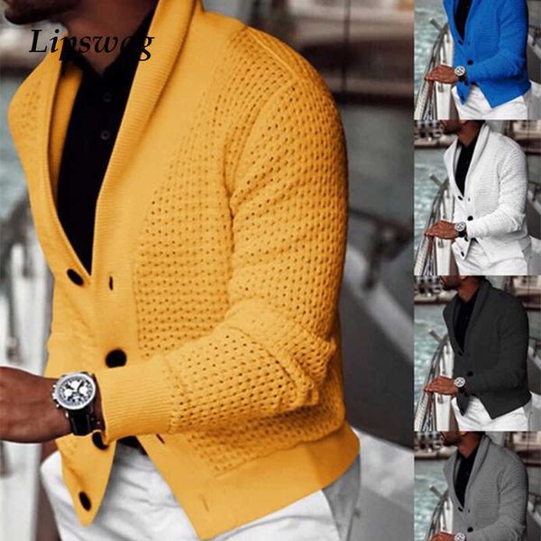 mens casual buttoned cardigan jacket autumn winter fashion men sweater coat solid color knitted sweaters forstreetwear 210929, White;black
mens casual buttoned cardigan jacket autumn winter fashion men sweater coat solid color knitted sweaters forstreetwear 210929, White;black