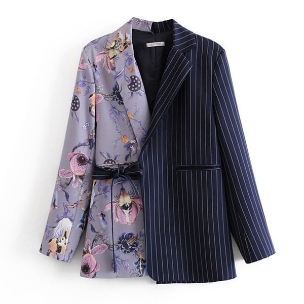 spring sweet women jacket long sleeve ladies office coat asymmetric suit striped stitching blazer coats suits outwear 210510, White;black
spring sweet women jacket long sleeve ladies office coat asymmetric suit striped stitching blazer coats suits outwear 210510, White;black