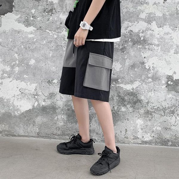 hybskr men's cargo shorts casual oversize pants 2021 fashion man korean streetwear male hip hop, White;black
hybskr men's cargo shorts casual oversize pants 2021 fashion man korean streetwear male hip hop, White;black