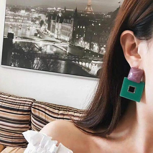 sangdo women dangle earrings matching color retro geometric round acrylic all match & chandelier, Silver
sangdo women dangle earrings matching color retro geometric round acrylic all match & chandelier, Silver