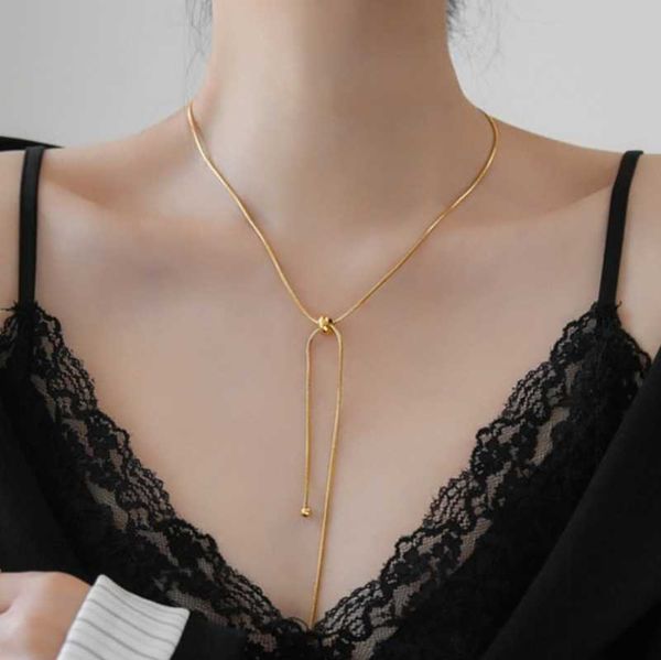 chains 316l stainless steel casual elastic buckle twitch stretch charm snake bone chain necklace for women fashion fine jewelry gift, Silver
chains 316l stainless steel casual elastic buckle twitch stretch charm snake bone chain necklace for women fashion fine jewelry gift, Silver