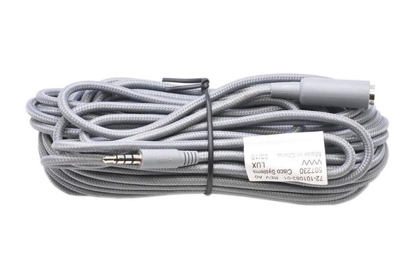 computer cables & connectors sx20 sx10 c20 cab-mic20-ext 10m audio/microphone extension cable grey 72-101083-01 cs-mic-table-j 3.5mm
computer cables & connectors sx20 sx10 c20 cab-mic20-ext 10m audio/microphone extension cable grey 72-101083-01 cs-mic-table-j 3.5mm