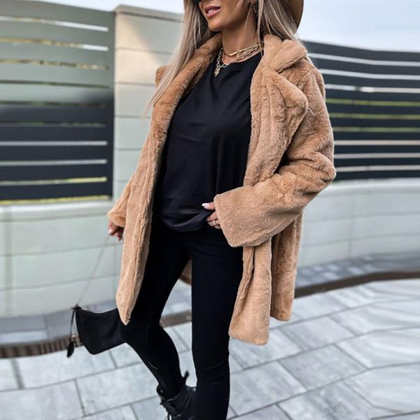 women's jackets women fashion turn-down collar furry jacket autumn single breasted button office coats 2022 winter solid loose warm car, Black;brown
women's jackets women fashion turn-down collar furry jacket autumn single breasted button office coats 2022 winter solid loose warm car, Black;brown