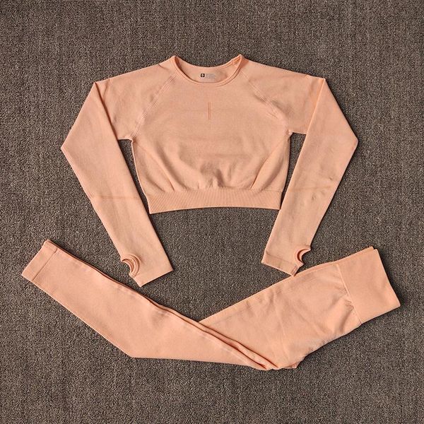 yoga outfit ladies seamless wear workout clothes fitness tights long shirt sports suit sleeve sportswear 2-piece set
yoga outfit ladies seamless wear workout clothes fitness tights long shirt sports suit sleeve sportswear 2-piece set
