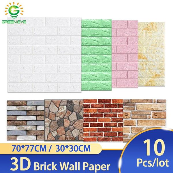 wallpapers 10pcs 3d wall paper diy brick stone pattern self-adhesive waterproof sticker kitchen backsplash bathroom tile stickers
wallpapers 10pcs 3d wall paper diy brick stone pattern self-adhesive waterproof sticker kitchen backsplash bathroom tile stickers