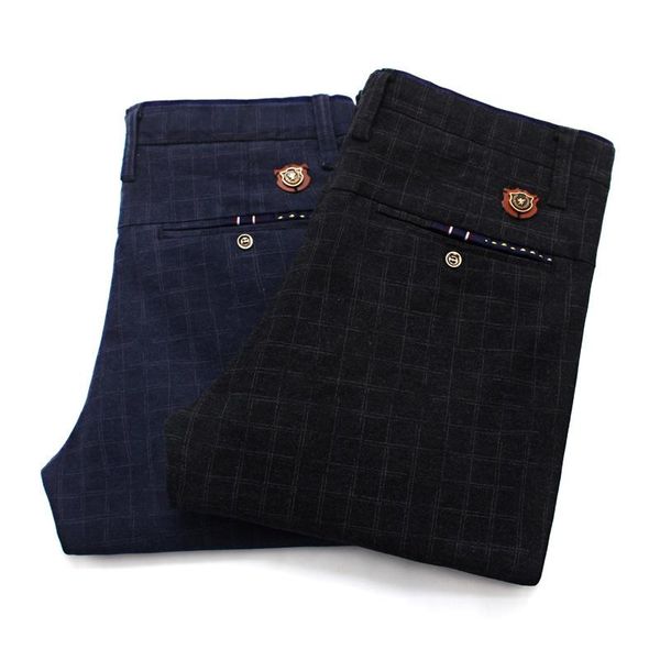 men's pants brand nice spring classic men casual mens business slim straight size 39, Black
men's pants brand nice spring classic men casual mens business slim straight size 39, Black
