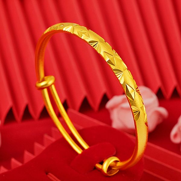 carved adjust bangle women 18k yellow gold filled engagement femal girl solid bracelet gift, Black
carved adjust bangle women 18k yellow gold filled engagement femal girl solid bracelet gift, Black