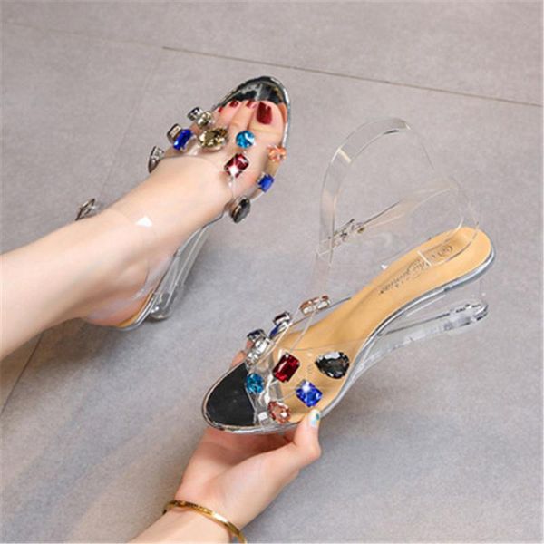 dress shoes women outdoor slippers sandals 2021 fashion rhinestone summer ladies crystal high heel mules color diamond eu size 34-43 silver, Black
dress shoes women outdoor slippers sandals 2021 fashion rhinestone summer ladies crystal high heel mules color diamond eu size 34-43 silver, Black