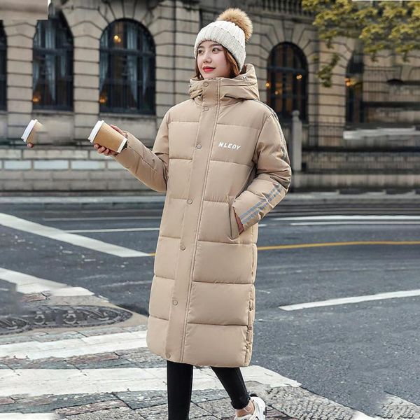 women's down & parkas long winter coat women fashion lovers solid jacket cotton padded parka zipper outwear hooded female, Black
women's down & parkas long winter coat women fashion lovers solid jacket cotton padded parka zipper outwear hooded female, Black