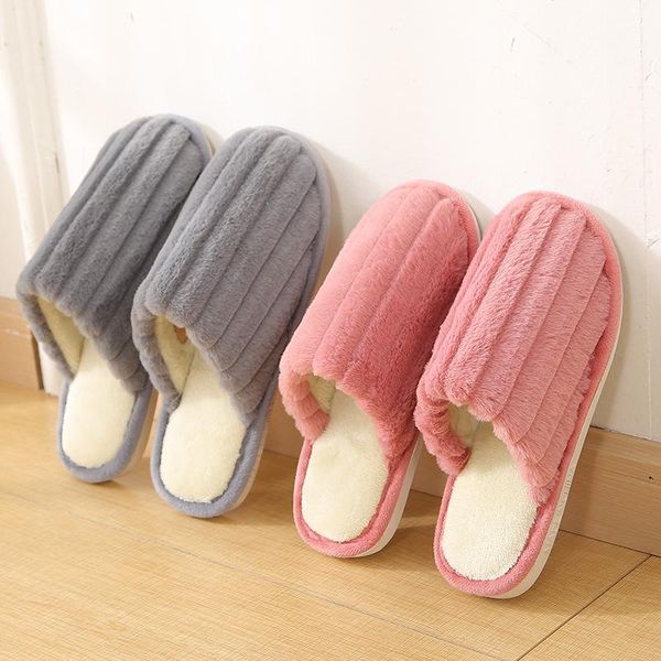 slippers cotton home indoor shoes thick floor furry couple's mens house women, Black
slippers cotton home indoor shoes thick floor furry couple's mens house women, Black