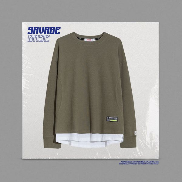 korean version loose fitting sweater men's round neck fashion brand solid color folding wear personalized versatile pullover long sleev, Black
korean version loose fitting sweater men's round neck fashion brand solid color folding wear personalized versatile pullover long sleev, Black