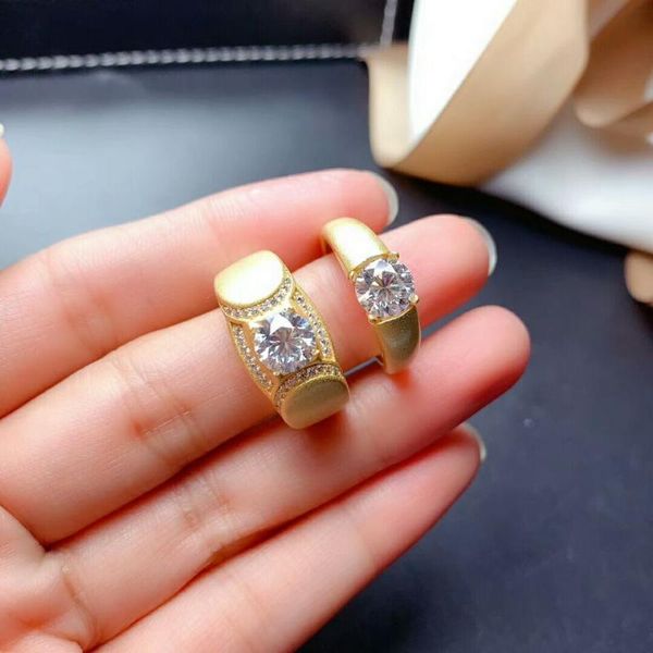 meibapj arrival 1 glittering moissanite diamond fashion lovers ring 925 sterling silver fine wedding jewelry cluster rings, Golden;silver
meibapj arrival 1 glittering moissanite diamond fashion lovers ring 925 sterling silver fine wedding jewelry cluster rings, Golden;silver