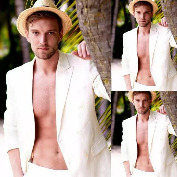 men's suits & blazers summer beach white linen men tuxedo groom wear wedding costume homme 2 pieces slim fit terno masculino blazer jac, White;black
men's suits & blazers summer beach white linen men tuxedo groom wear wedding costume homme 2 pieces slim fit terno masculino blazer jac, White;black
