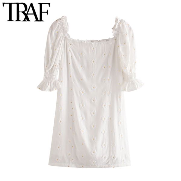 traf women sweet fashion floral pattern mini dress vintage square collar puff sleeves back zipper female dresses mujer 210415, Black;gray
traf women sweet fashion floral pattern mini dress vintage square collar puff sleeves back zipper female dresses mujer 210415, Black;gray