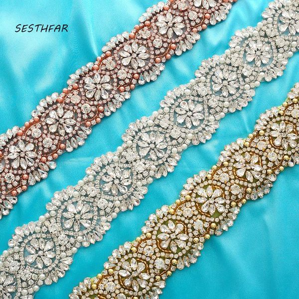 wedding sashes sesthfar dresses belt rhinestones appliques silver clear crystal beads sewing on bridal, White
wedding sashes sesthfar dresses belt rhinestones appliques silver clear crystal beads sewing on bridal, White