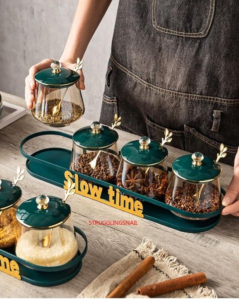 glass seasoning jar light luxury kitchen salt sugar box grain dispenser accessories tools storage bottles & jars
glass seasoning jar light luxury kitchen salt sugar box grain dispenser accessories tools storage bottles & jars