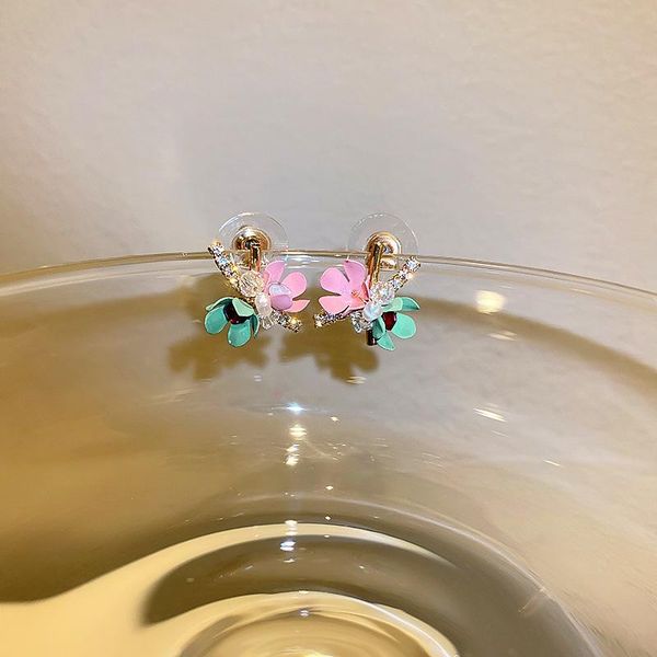 stud 2021 korea trend retro sweet crystal zircon flower earrings for women girls party travel birthday jewelry accessories gift, Golden;silver
stud 2021 korea trend retro sweet crystal zircon flower earrings for women girls party travel birthday jewelry accessories gift, Golden;silver