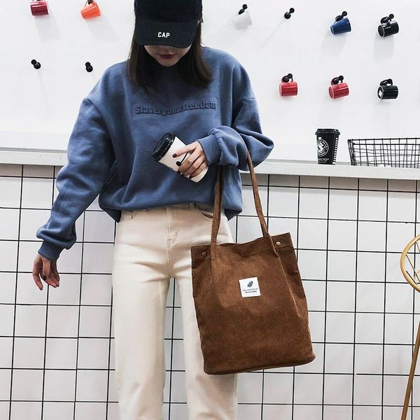 evening bags for women 2021 ladies handbags student corduroy tote bag casual solid color shoulder reusable beach
evening bags for women 2021 ladies handbags student corduroy tote bag casual solid color shoulder reusable beach