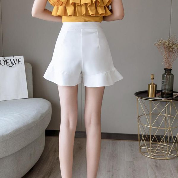 women's shorts #0728, White;black
women's shorts #0728, White;black