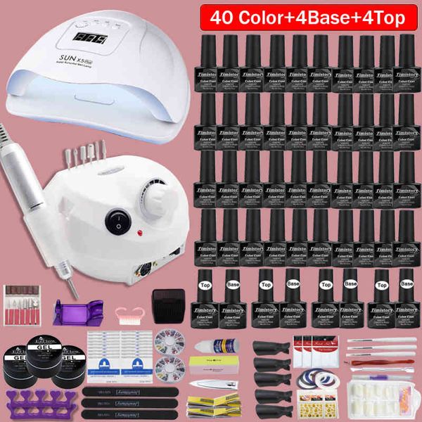 40 colors polish super 120/80/54w led lamp set with all tools needed for manicure electric nail file
40 colors polish super 120/80/54w led lamp set with all tools needed for manicure electric nail file