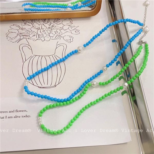 pendant necklaces korean retro geometric beaded choker necklace for women party girl pearl, Silver
pendant necklaces korean retro geometric beaded choker necklace for women party girl pearl, Silver