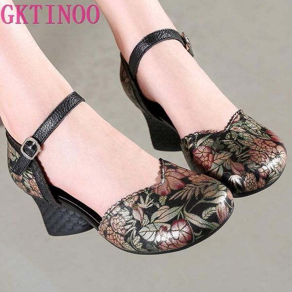 dress shoes gktinoo 2021 women sandals summer high heels genuine leather buckle strap retro handmade concise ladies, Black
dress shoes gktinoo 2021 women sandals summer high heels genuine leather buckle strap retro handmade concise ladies, Black