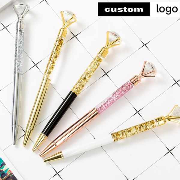 ballpoint pens creative gold powder diamond pen oiled metal advertising gift custom logo school office stationery wholesale, Blue;orange
ballpoint pens creative gold powder diamond pen oiled metal advertising gift custom logo school office stationery wholesale, Blue;orange