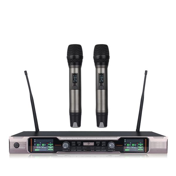 wireless microphone 2 channels mic professional for stage dj, conference meeting room, karaoke ktv microphones
wireless microphone 2 channels mic professional for stage dj, conference meeting room, karaoke ktv microphones