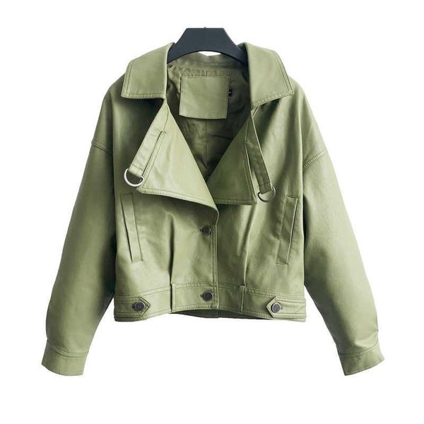 women's leather & faux 2021 spring winter pu jackets clothes motorcycle jacket fashion black long coat women suede ladies coats
women's leather & faux 2021 spring winter pu jackets clothes motorcycle jacket fashion black long coat women suede ladies coats