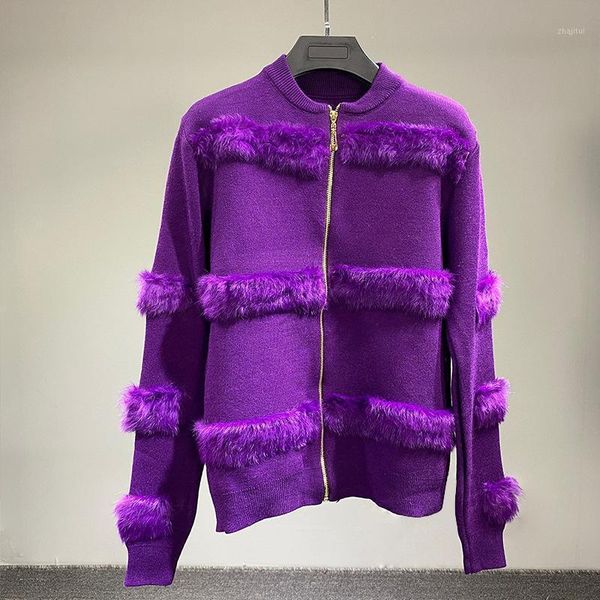 womens pureple color year real fur pullovers vintage stylish sweaters jacket coat a229 women's, White;black
womens pureple color year real fur pullovers vintage stylish sweaters jacket coat a229 women's, White;black