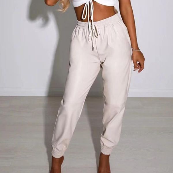 women's pants & capris fashion elastic waist all-match casual ladies harem 2021 fall, Black;white
women's pants & capris fashion elastic waist all-match casual ladies harem 2021 fall, Black;white