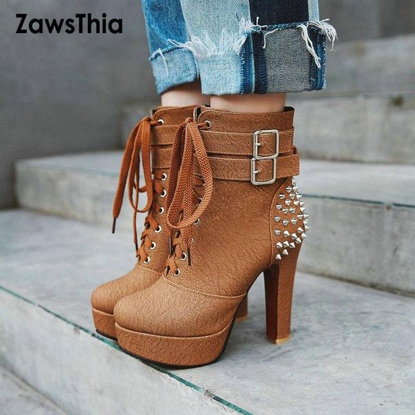 boots zawsthia camel black punk platform high heels shoes for woman lace up bucke strap women ankle with stud rivets big size 48
boots zawsthia camel black punk platform high heels shoes for woman lace up bucke strap women ankle with stud rivets big size 48