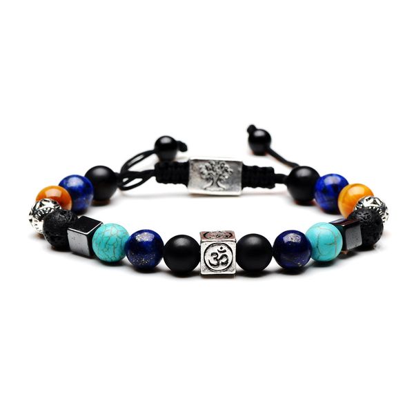 fashion jewerly natrual stones square bracelet mix and match blue black agate volcanic stone woven bracelets adjustable for kimter-a10x, Golden;silver
fashion jewerly natrual stones square bracelet mix and match blue black agate volcanic stone woven bracelets adjustable for kimter-a10x, Golden;silver