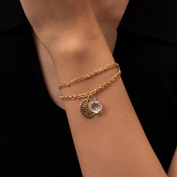 charm bracelets ingesight.z carved coin transparent acrylic pendant bangles multi layered gold color couple wrist jewelry, Golden;silver
charm bracelets ingesight.z carved coin transparent acrylic pendant bangles multi layered gold color couple wrist jewelry, Golden;silver