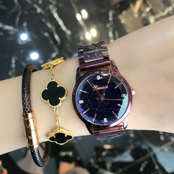 dimini timini star sky fashion women's quartz temperament small steel band waterproof watch women, Slivery;brown
dimini timini star sky fashion women's quartz temperament small steel band waterproof watch women, Slivery;brown