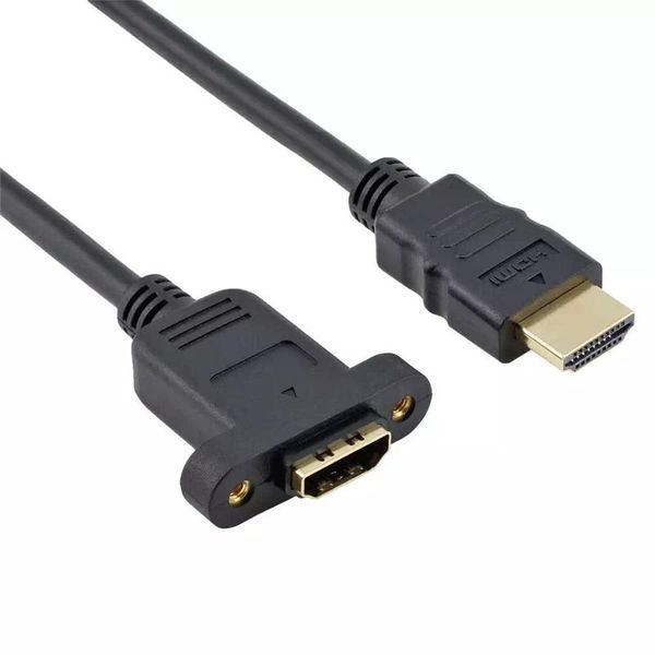 audio cables & connectors 1pcs 30cm 60cm 1m 1.5m gold plated extension cable male to female with screw panel mount v1.4 for 1080ppsp hd
audio cables & connectors 1pcs 30cm 60cm 1m 1.5m gold plated extension cable male to female with screw panel mount v1.4 for 1080ppsp hd