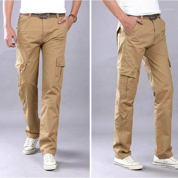 men's pants 2021 cargo men solid pockets loose work track casual sport joggers, Black
men's pants 2021 cargo men solid pockets loose work track casual sport joggers, Black