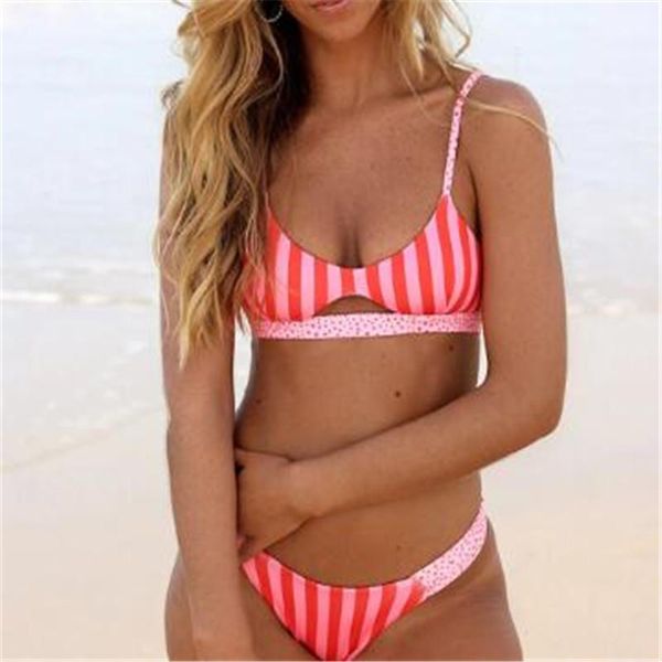 women's swimwear stripe push up swimsuit women hollow out bikini set 2021 dot bathing suits print biquinis thong, White;black
women's swimwear stripe push up swimsuit women hollow out bikini set 2021 dot bathing suits print biquinis thong, White;black