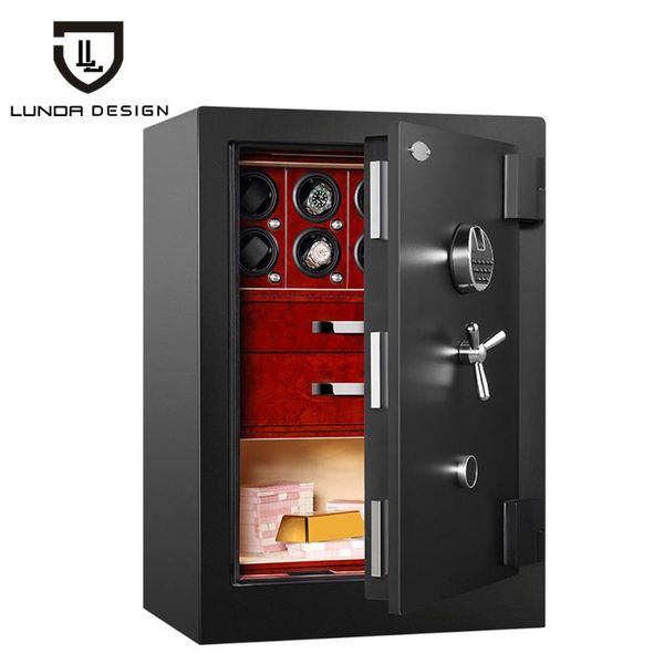 watch boxes & cases safe box winder automatic cabinet steel strongbox 6 watches jewelry storage, Black;blue
watch boxes & cases safe box winder automatic cabinet steel strongbox 6 watches jewelry storage, Black;blue