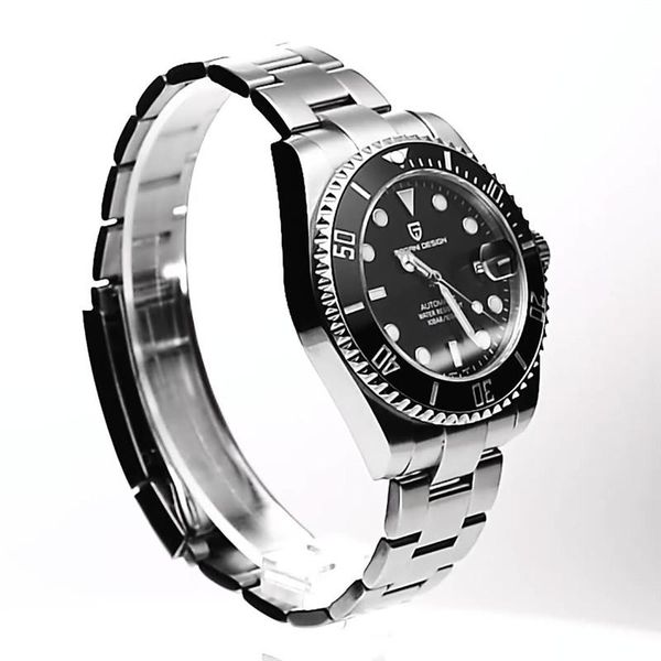 wristwatches 2021 pagani design mechanical wristwatch men watches automatic black stainless steel waterproof 100m business watc, Slivery;brown
wristwatches 2021 pagani design mechanical wristwatch men watches automatic black stainless steel waterproof 100m business watc, Slivery;brown