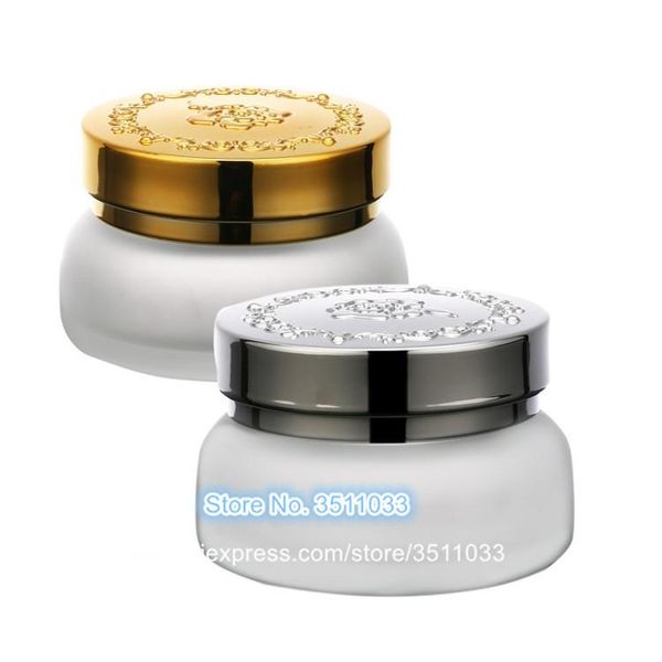 storage bottles & jars 10pcs 30g frosted glass cream jar gold flower lid matte cosmetic container silver cap packing
storage bottles & jars 10pcs 30g frosted glass cream jar gold flower lid matte cosmetic container silver cap packing
