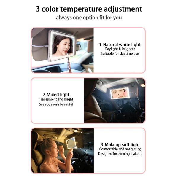 interior decorations automotive vanity mirror with 60 led lights all purpose vehicle usb charge touch screen travel
interior decorations automotive vanity mirror with 60 led lights all purpose vehicle usb charge touch screen travel