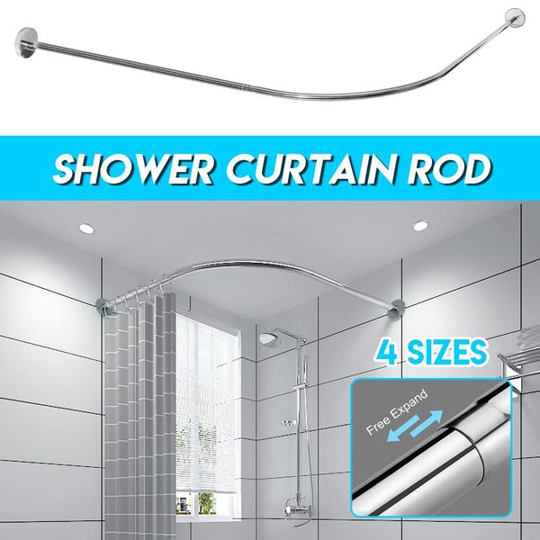 shower curtains extendable curved curtain rod l shaped stainless steel poles punch-bathroom rail 4 size
shower curtains extendable curved curtain rod l shaped stainless steel poles punch-bathroom rail 4 size