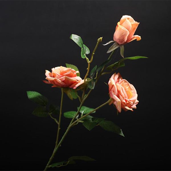 decorative flowers & wreaths artificial flower decoration 6 pcs high-quality three-branched rose silk
decorative flowers & wreaths artificial flower decoration 6 pcs high-quality three-branched rose silk
