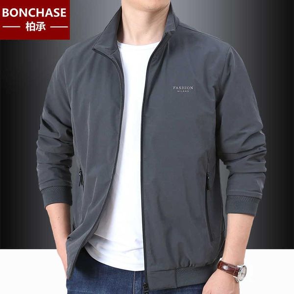 men's jackets spring jacket vertical collar and autumn thin outdoor leisure loose large elastic sports, Black;brown 
men's jackets spring jacket vertical collar and autumn thin outdoor leisure loose large elastic sports, Black;brown