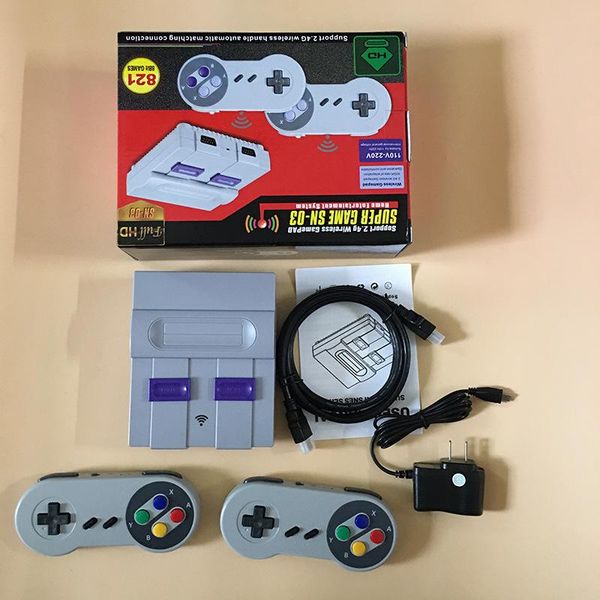 super hd output for snes retro classic handheld video game player tv mini console built-in 821 games 2wireless gamepad portable players
super hd output for snes retro classic handheld video game player tv mini console built-in 821 games 2wireless gamepad portable players